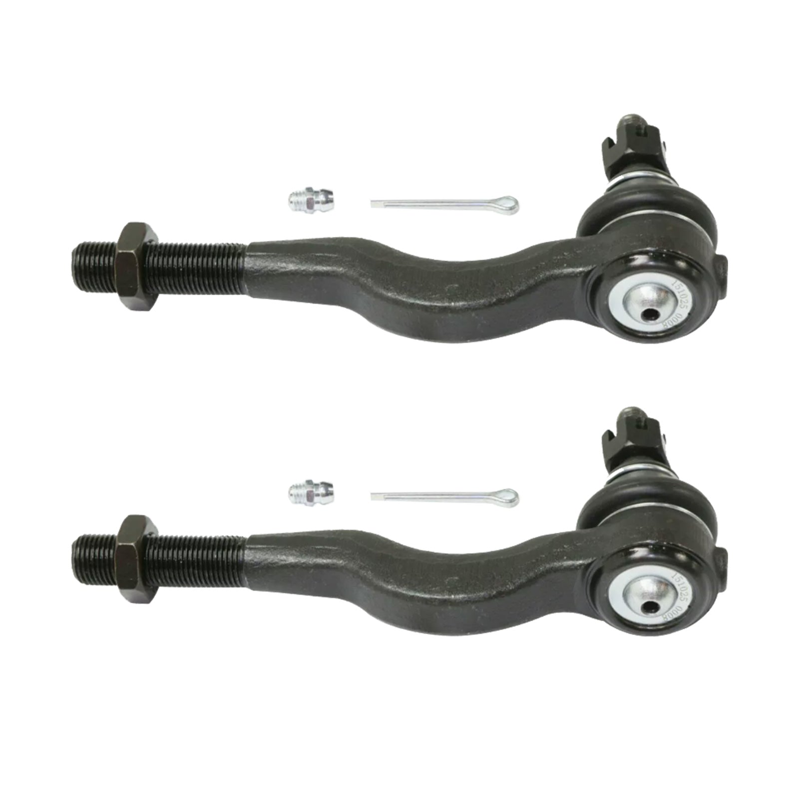 2x Front Inner Tie Rod Ends Suitable For Mitsubishi Pajero NH/NJ/NK/NL 4x4 1991-2000-1