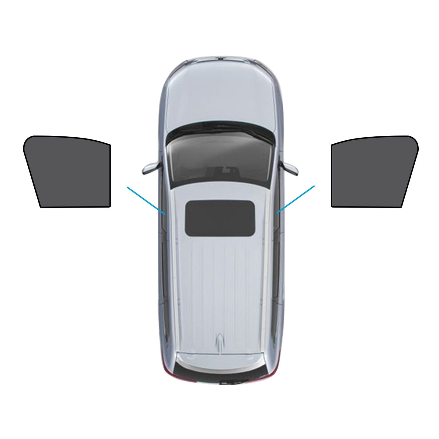 Magnetic Car Window Sun Shades Suitable For Mazda CX-3 2015-Present-1