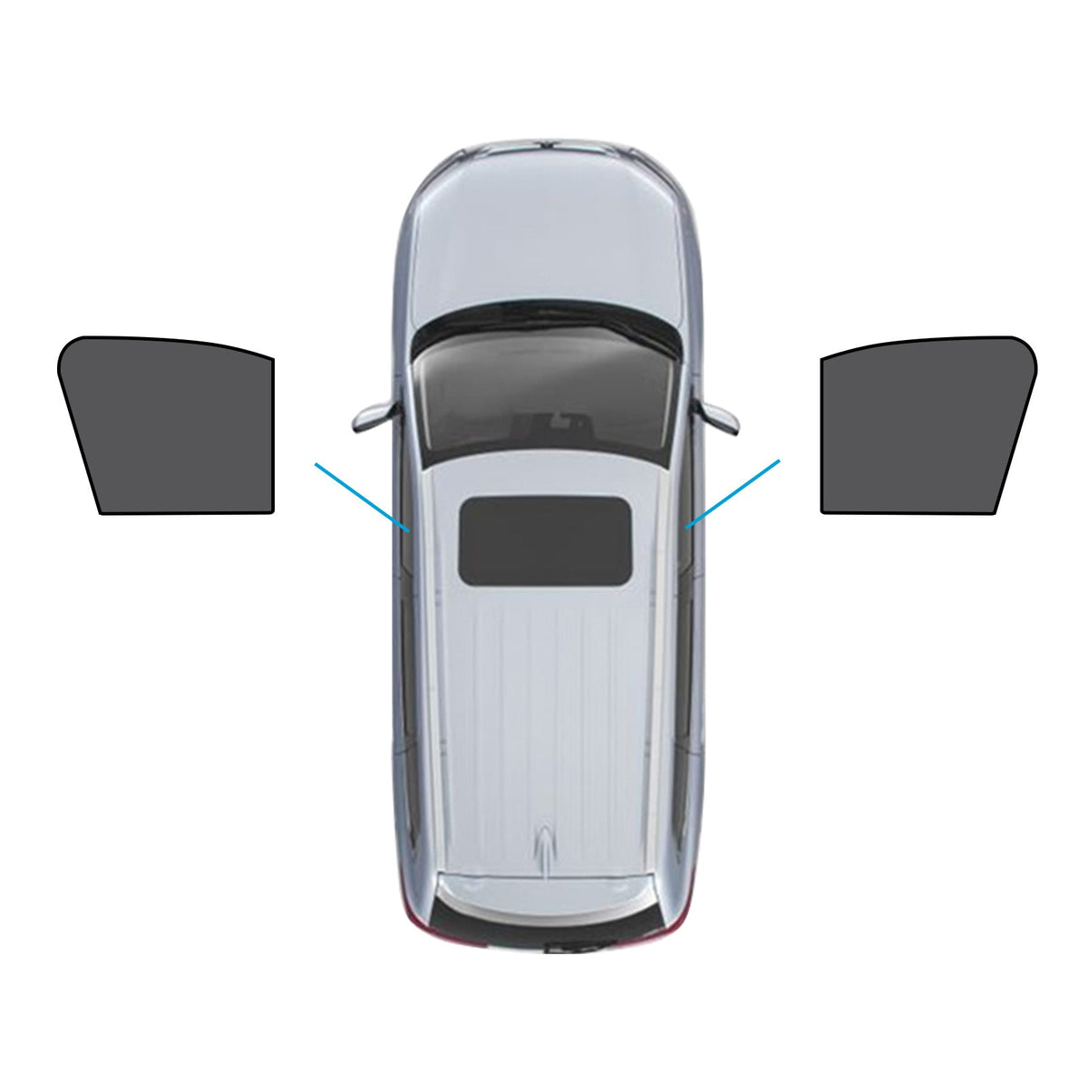 Magnetic Car Window Sun Shades Suitable For Mazda CX-3 2015-Present-1