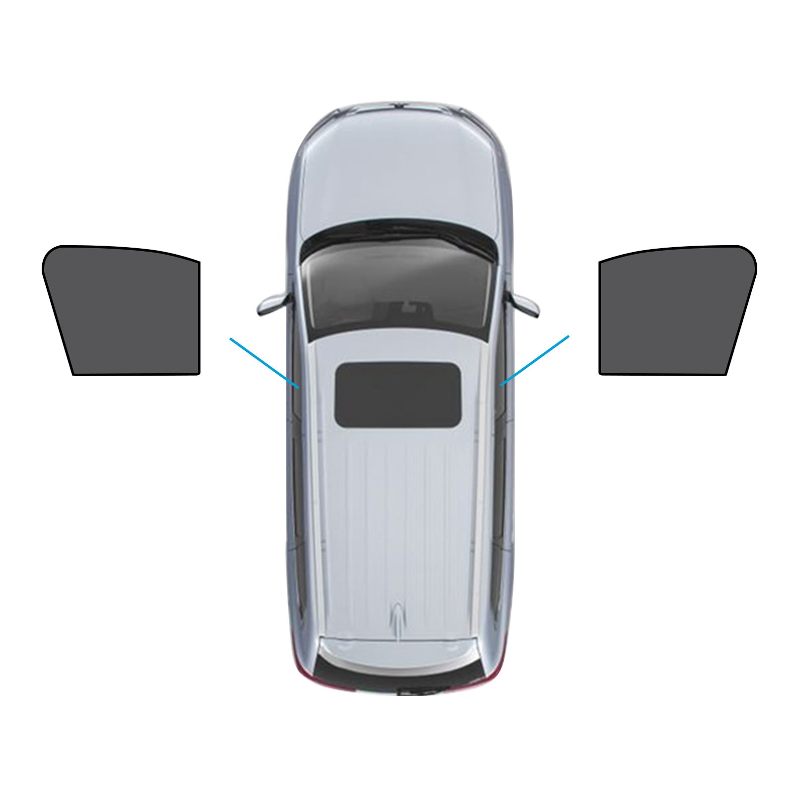 Magnetic Car Window Sun Shades Suitable For Mazda CX-3 2015-Present-1