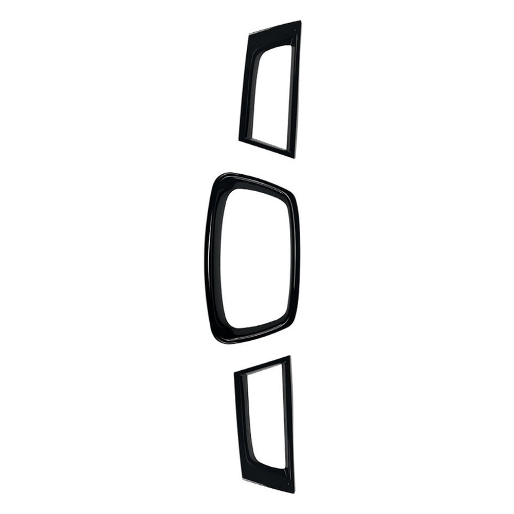 3x Gloss Black Front Grille Trim Suitable For Subaru Impreza WRX MK6 2006-2007-2
