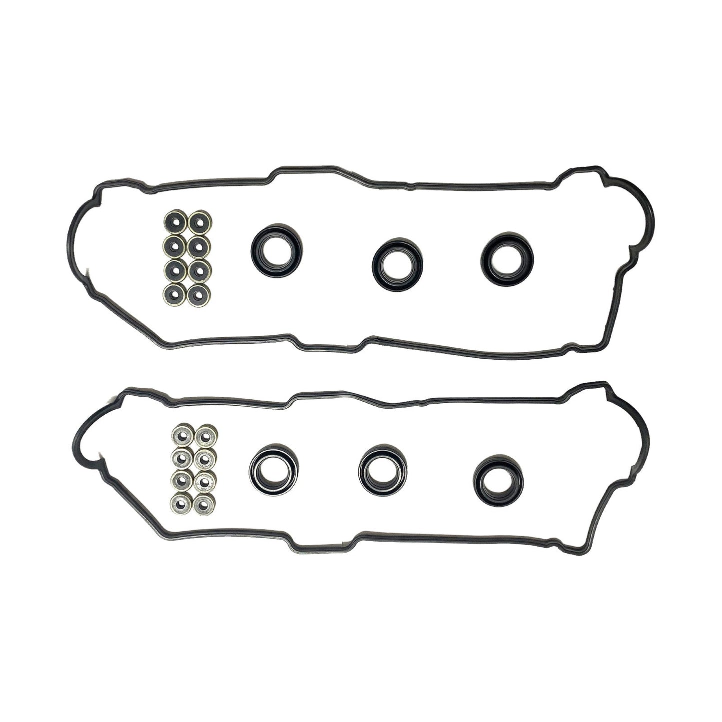 Rocker Valve Cover Gasket Kit 2x Suitable For Toyota Prado VZJ95 3.4L V6 1996-2002-0