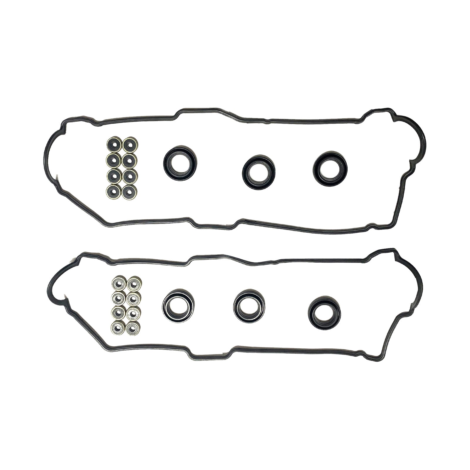 Rocker Valve Cover Gasket Kit 2x Suitable For Toyota Prado VZJ95 3.4L V6 1996-2002-0
