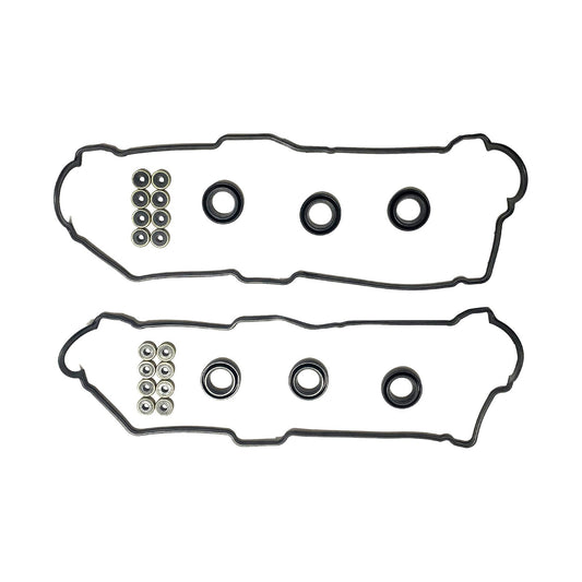 Rocker Valve Cover Gasket Kit 2x Suitable For Toyota Prado VZJ95 3.4L V6 1996-2002-0