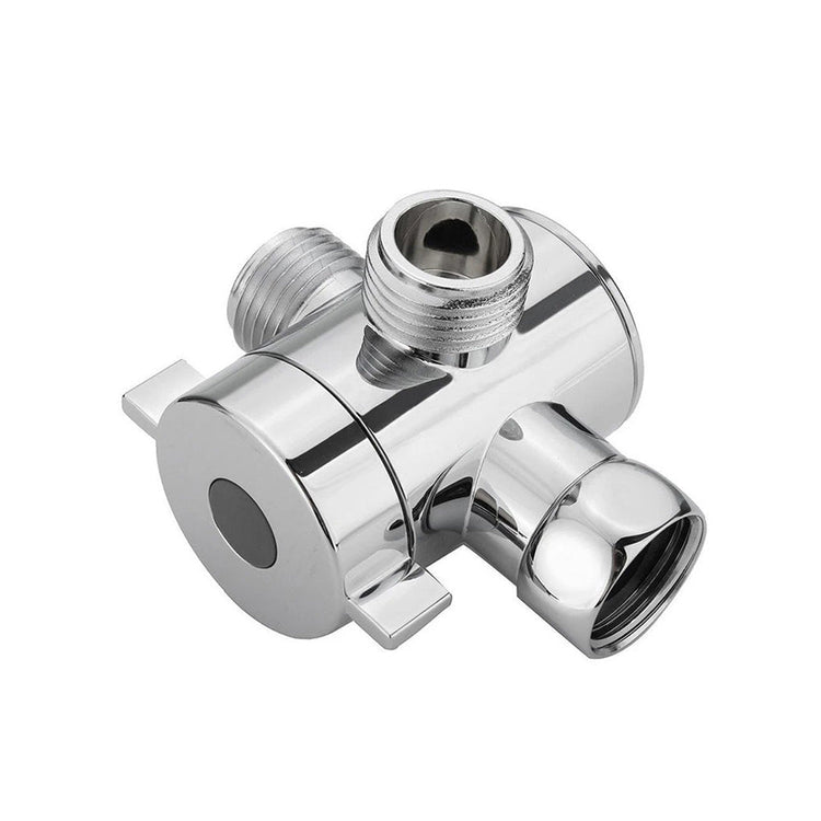 1 2 in Three Way T-adapter Valve For Toilet Bidet Shower Head Diverter Valve-4