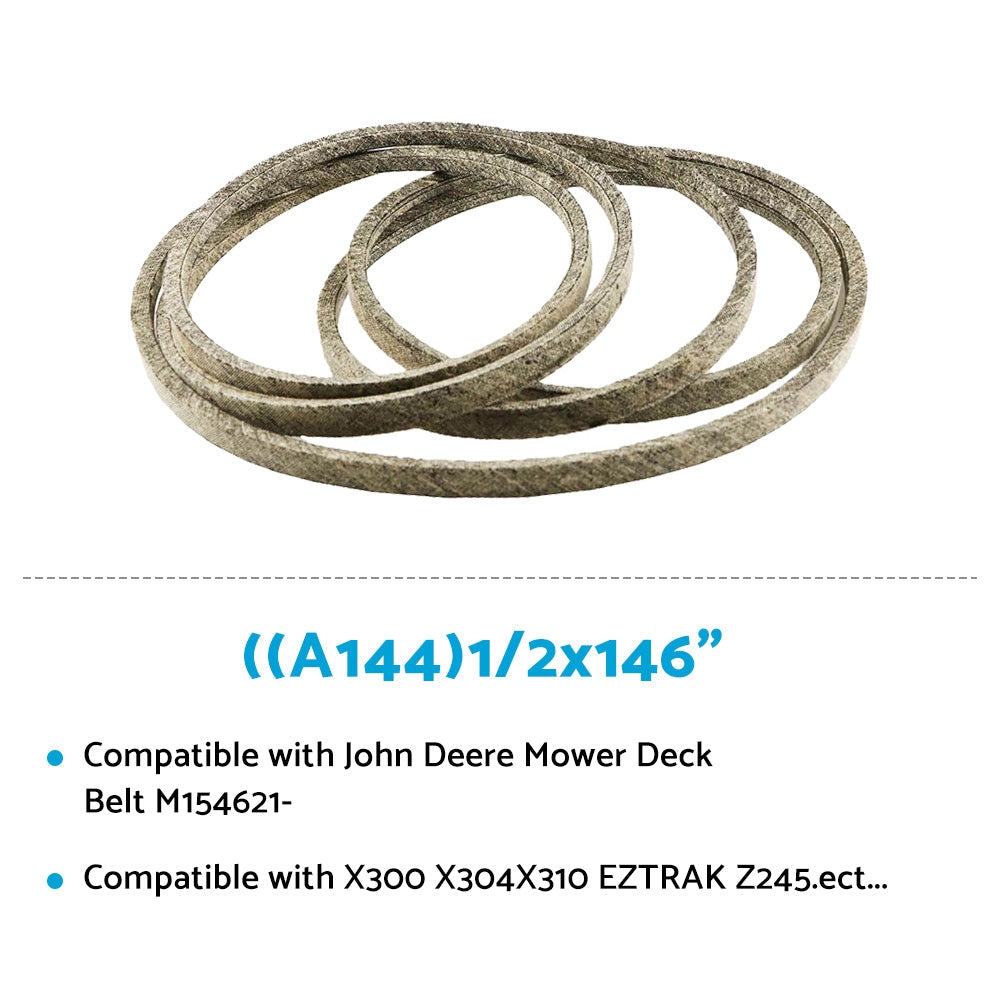 Deck Belt Suitable for 38inch Kioti Daedong Masport G3800 White Outdoor LT125-2