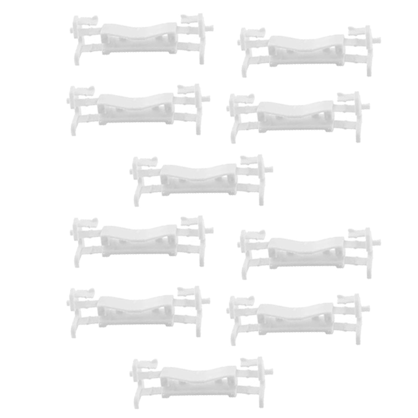 10x Roof Moulding Drip Rail Clips Suitable for Mitsubishi Triton L200 2005-2014-0