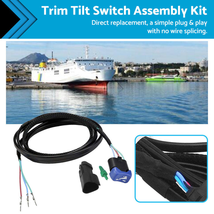 Trim Tilt Switch Assembly Kit Suitable For Johnson Evinrude Outboard 5006358-0