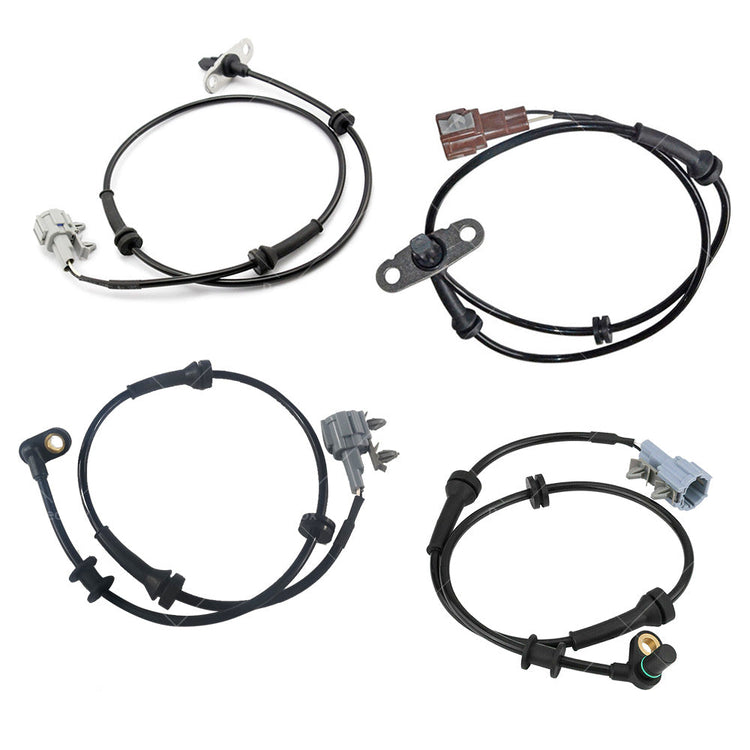 4x ABS Wheel Speed Sensor Front & Rear Left & Right Suitable For Nissan Navara D40 2005-2014-0