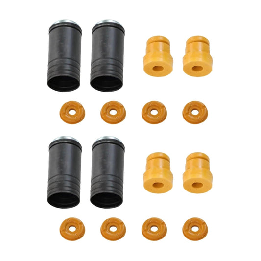 16x Front & Rear Bushing & Bump Stop & Dust Cover Suitable For X5 E70 X6 E71-0
