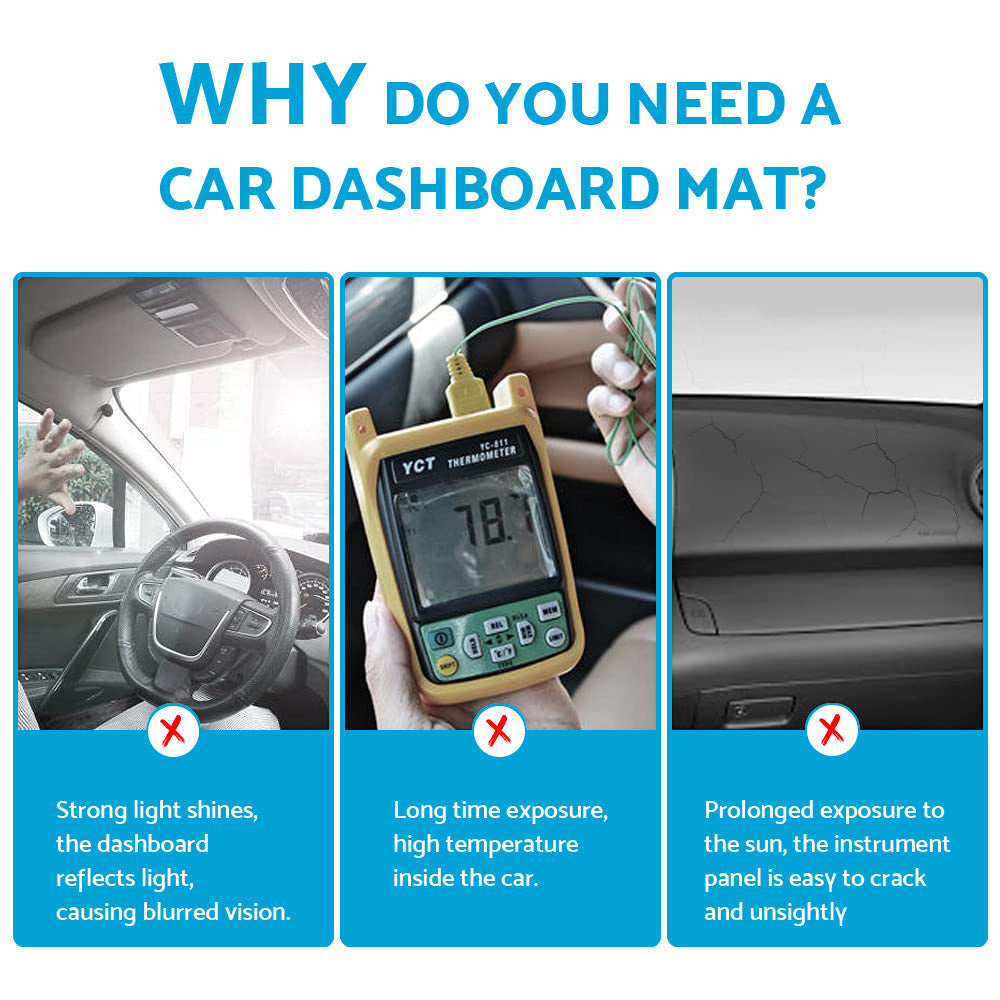 Black Non‑Slip Dash Mat with HUD Suitable for BYD Sealion 6 2024–2025 RHD-3