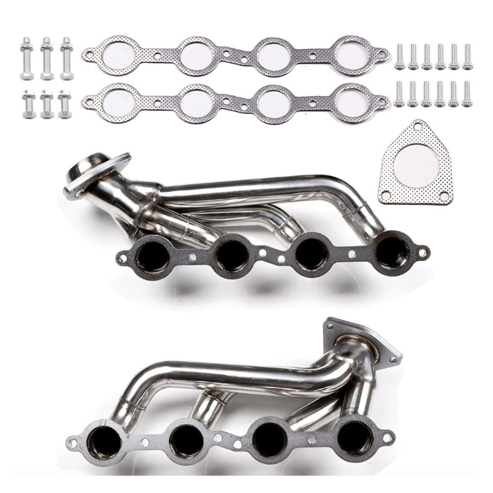 Exhaust Header Suitable For GMC Yukon Sierra 1999–2001 4.8L 5.3L 2WD 4WD EH28035-1