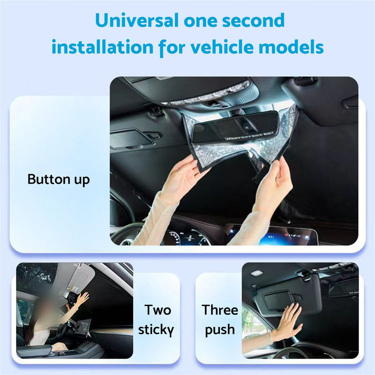 6-Layer Windscreen Sun Shade Suitable For Mazda BT-50 2020-2025 With UV Protection-4