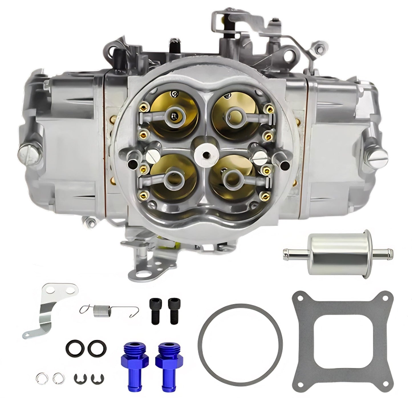 Carburetor Suitable For 4-Barrel Double Pumper Race Carburetor 650 CFM BR-67199-3
