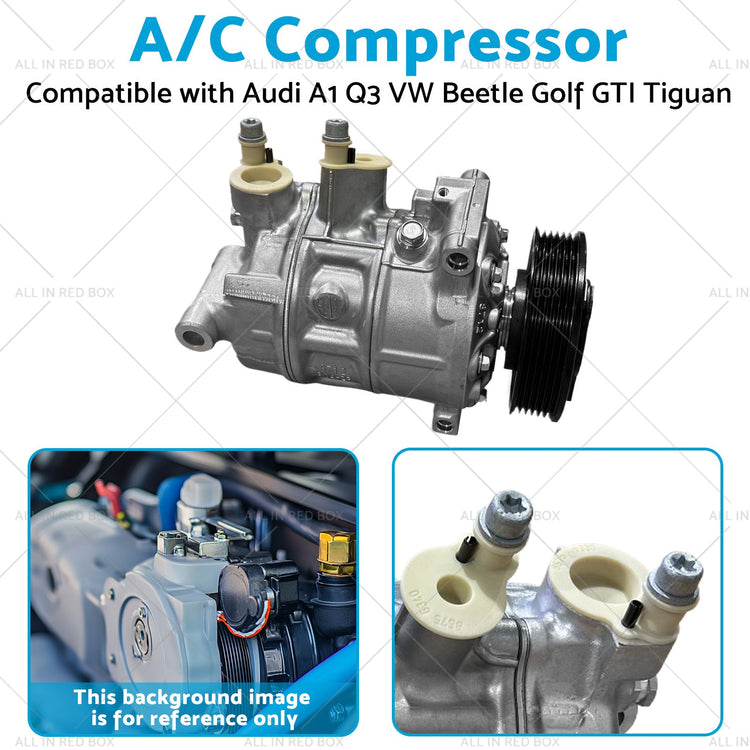 A or C Compressor Suitable for Audi A1 Q3 VW Beetle Golf GTI Tiguan 5Q0820803Q-3
