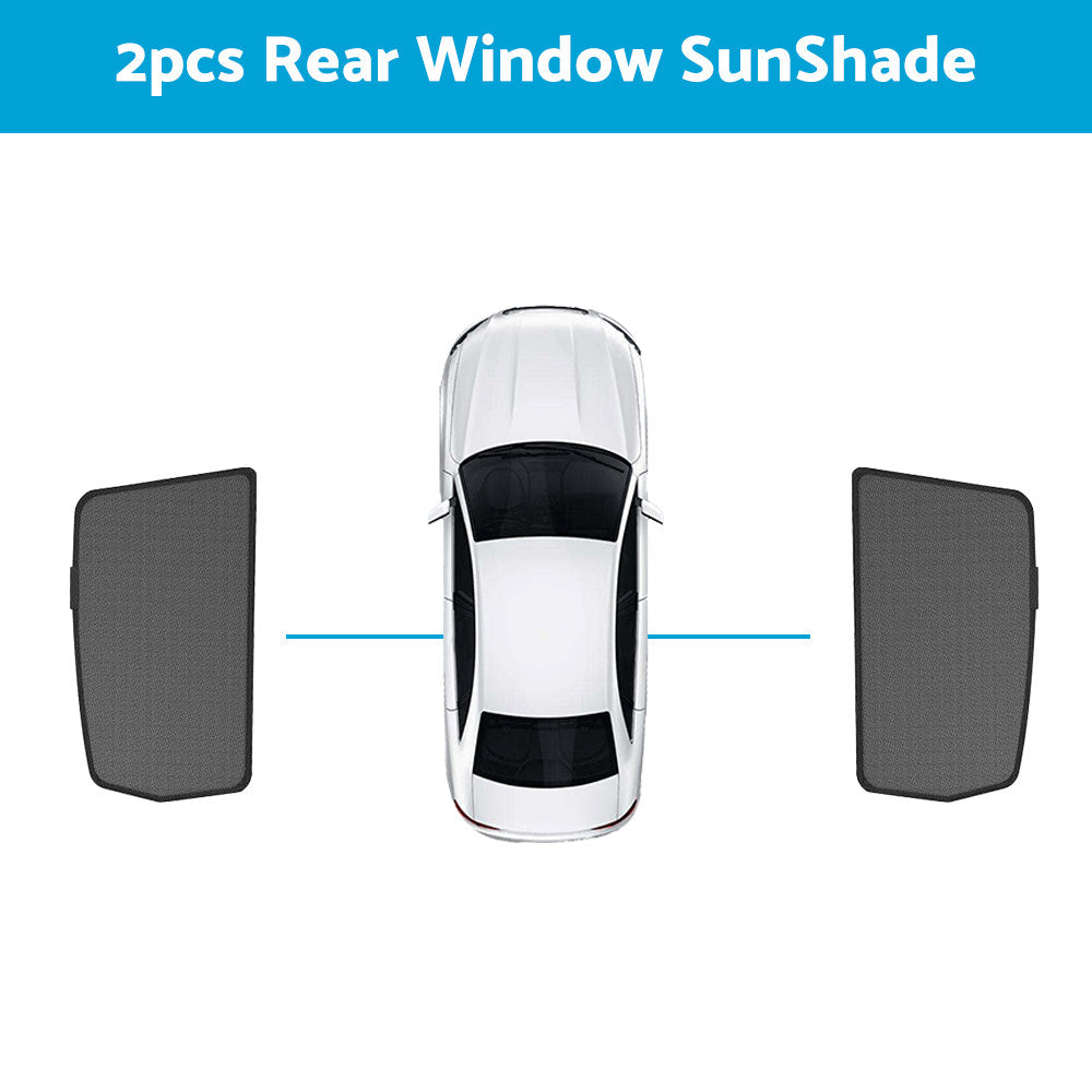 Magnetic Rear and Side Window Sun Shade Mesh Suitable For Toyota RAV4 2019-2023-1