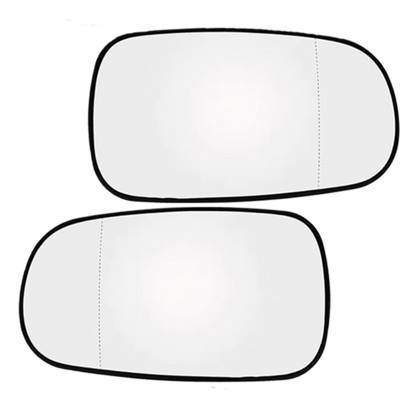 1 Pair Heated Mirror Glass Left & Right Suitable For Saab 9-5 9-3 93 2003-On-0
