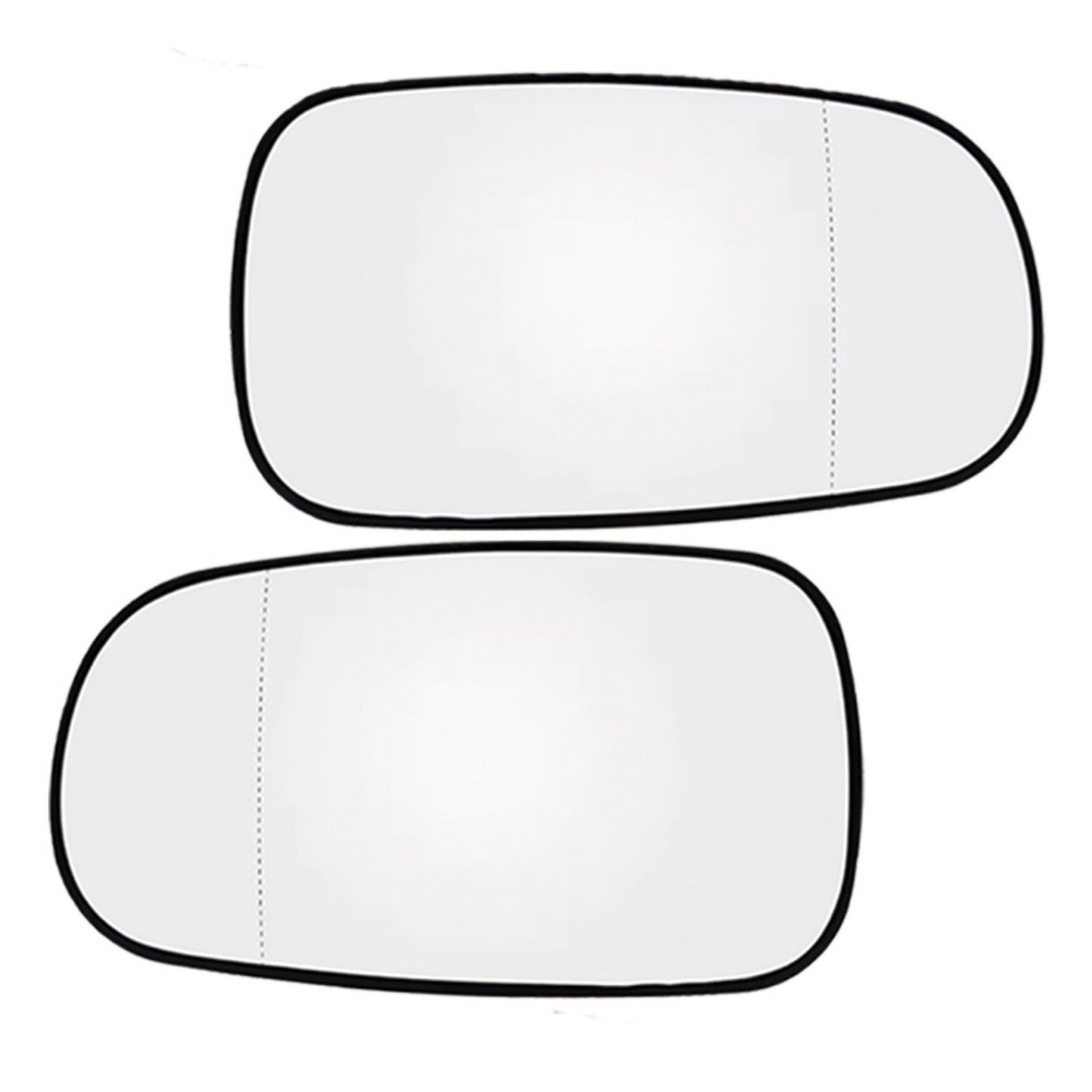 1 Pair Heated Mirror Glass Left & Right Suitable For Saab 9-5 9-3 93 2003-On-0