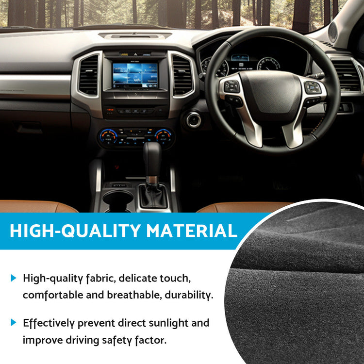 Non-Slip Dash Mat Dashboard Cover Black Suitable For LDV V80 2013-2023 AU-1