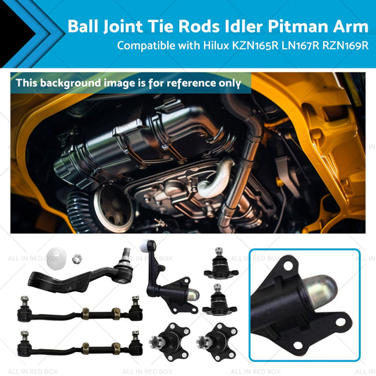 Ball Joint Tie Rods Idler Pitman Arm Suitable for Hilux LN167R RZN169R KZN165R - Frazy's Auto Parts