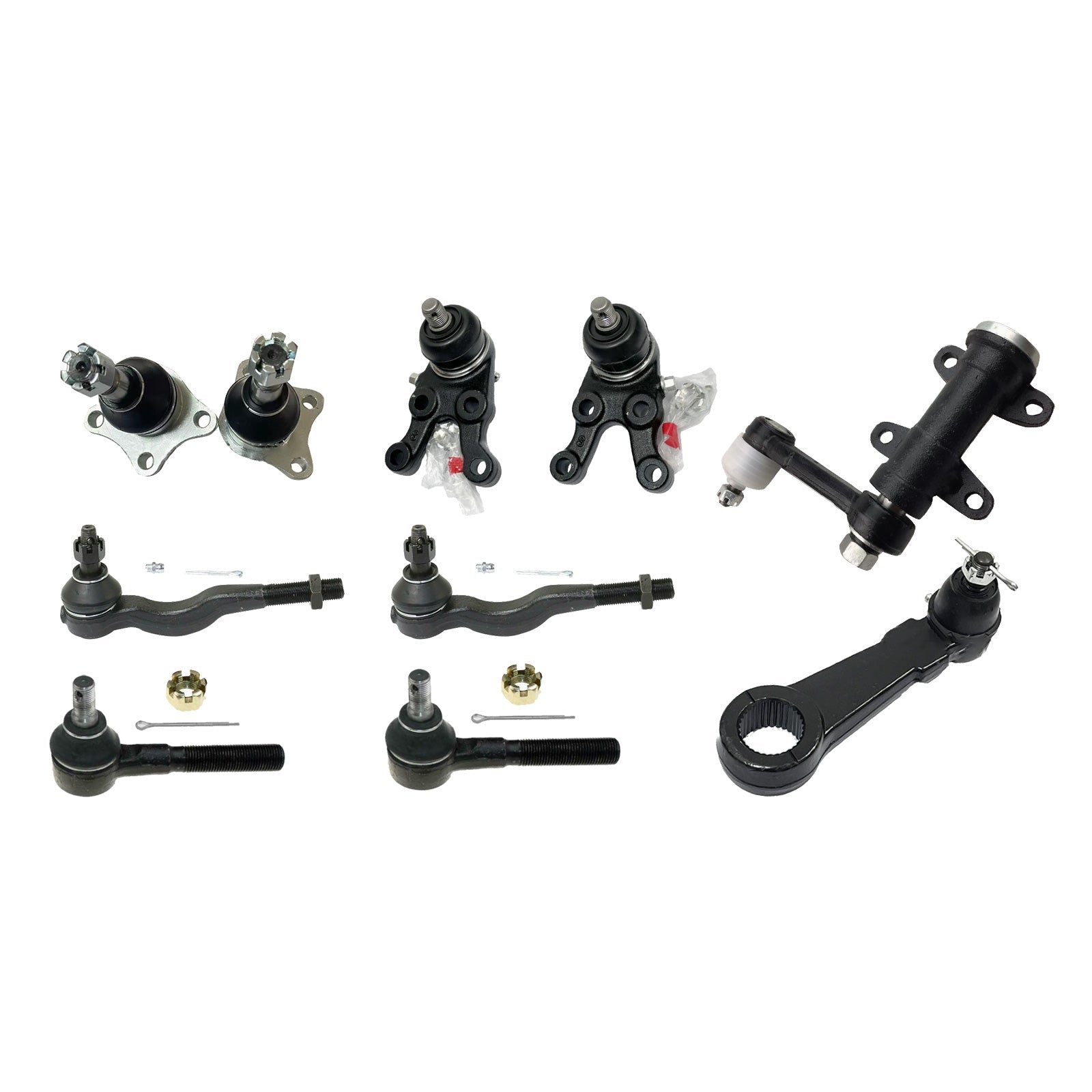 Ball Joints, Tie Rods, Idler & Pitman Arm Kit Suitable For Mitsubishi Pajero NH / NJ / NK / NL - Frazy's Auto Parts