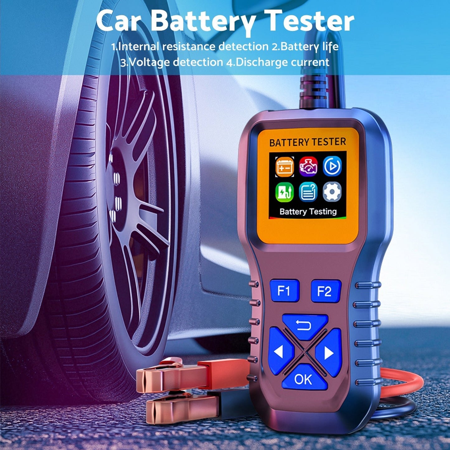 Battery Load Analyzer Tester for Truck Car 24/12/9V 3000CCA Truck Car - Frazy's Auto Parts