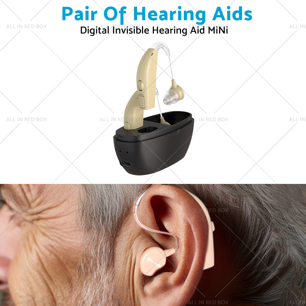 Rechargeable Digital Hearing Aid Severe Loss Ear Aid HIGH-POWER Sound Amplifier-2