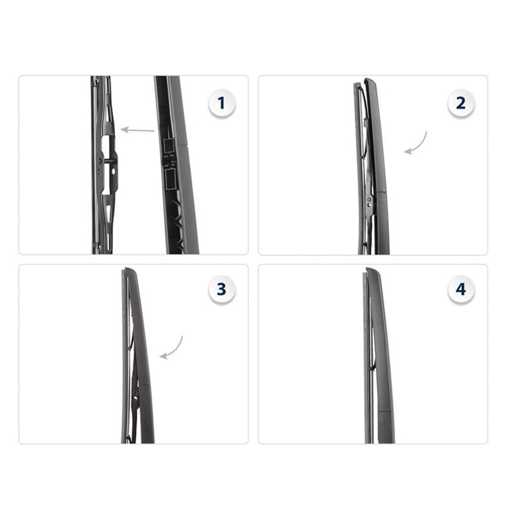 Rear Windscreen Wiper Blade and Arm Set Suitable For Audi Q7 4LB 2006-2015-3