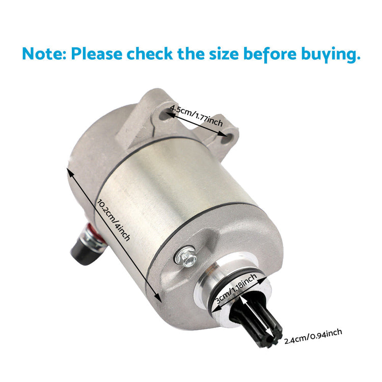 9 Tooth Electric Starter Motor Suitable For Honda TRX350 TE/FE TM/FM Fourtrax Rancher-3