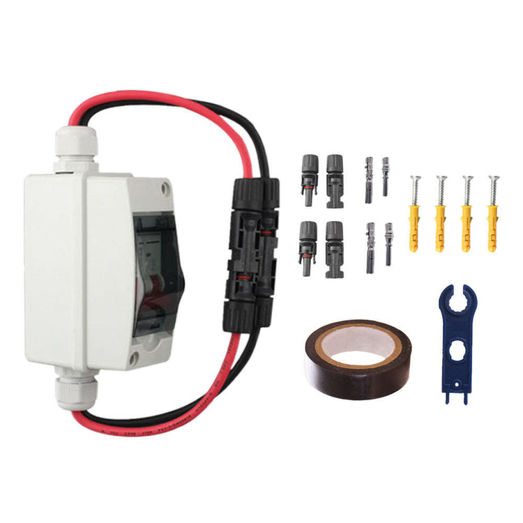 PV Isolator Switch DC 500V 32A IP65 Disconnect Circuit Breaker Suitable For Solar Panels-1