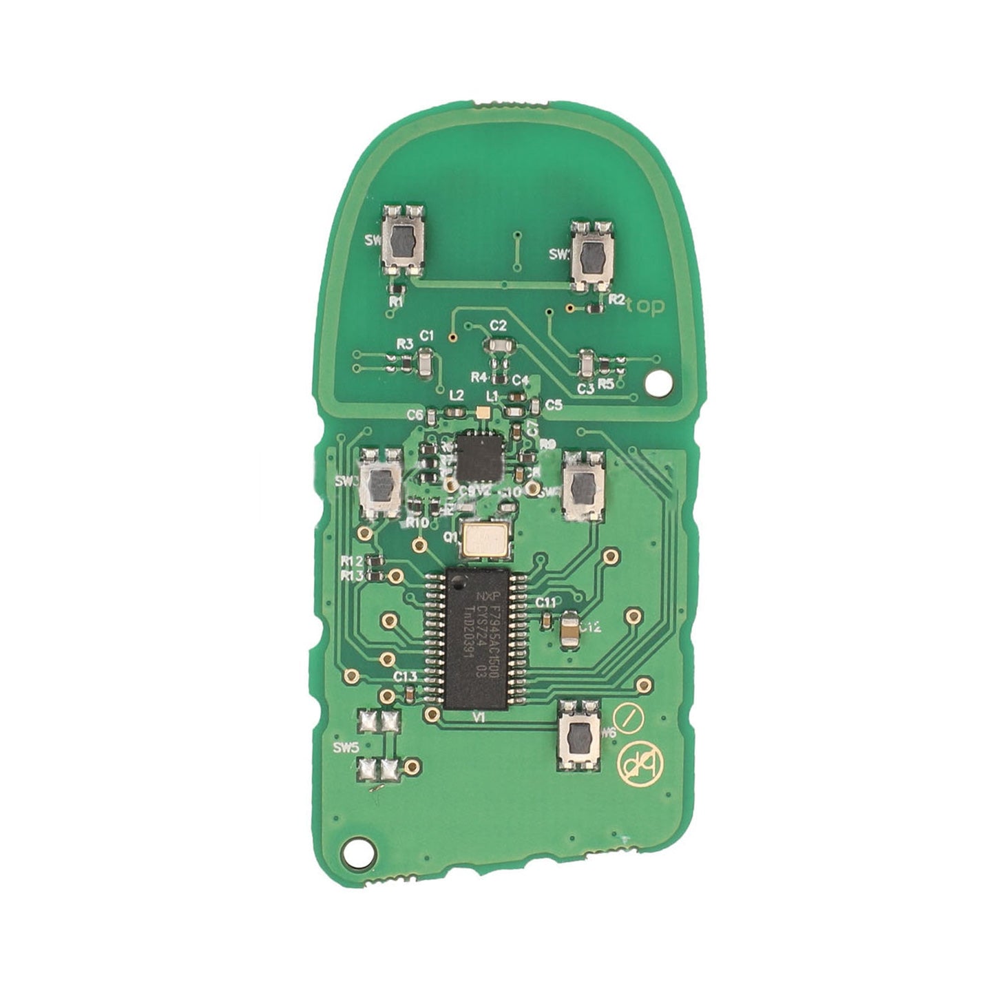 3-Button Smart Car Remote Key Replacement Suitable For Jeep Grand Cherokee 2014-2019-2