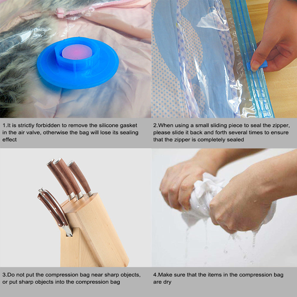 Vacuum Storage Bags Suitable For Clothes, Quilts, Pillows & Cushions Storage-2