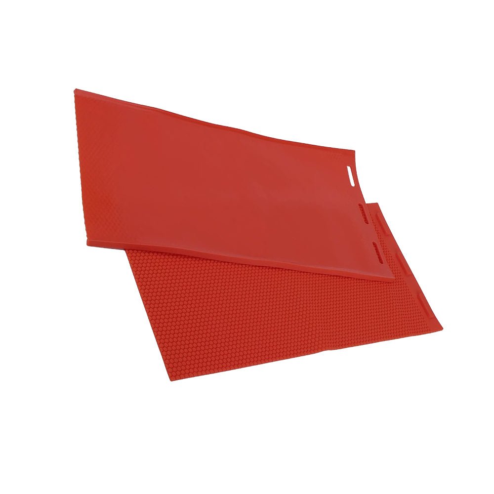 Beekeeping Soft Red Beeswax Sheet Mold Suitable For DIY Honeycomb Making With Silicone Press Tool - Frazy's Auto Parts