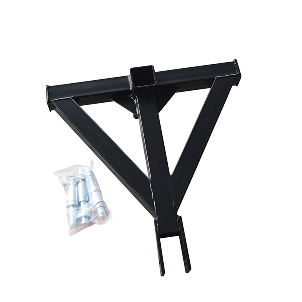 Heavy Duty 3-Point 2" Receiver Trailer Hitch Drawbar Suitable For Cat.1 Tractor Tow Applications-0