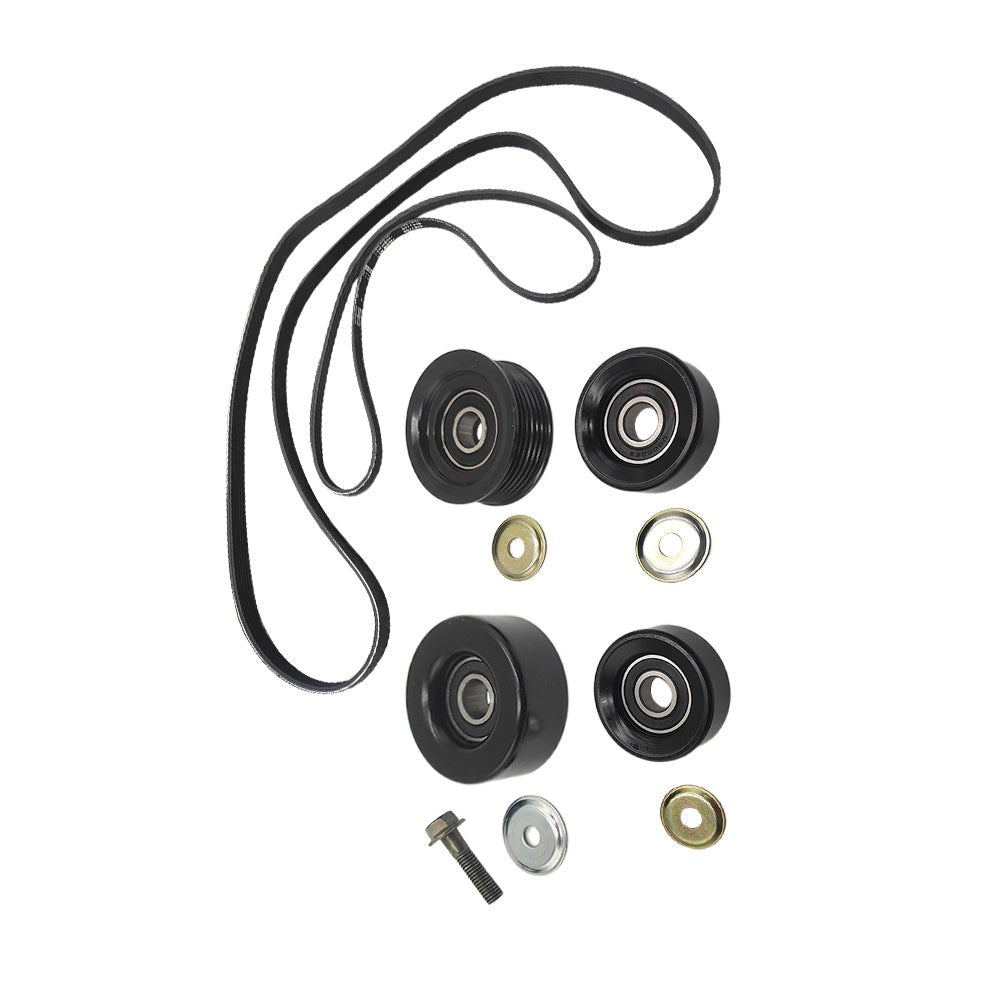 Belt Idler & Pulley Kit Suitable For Holden Commodore VT VX VU VY VZ V8 LS1 LS2 GEN3 5.7 6.0L - Frazy's Auto Parts