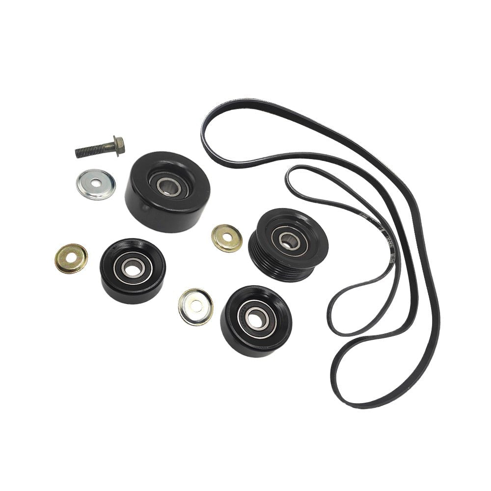 Belt Idler & Pulley Kit Suitable For Holden Commodore VT VX VU VY VZ V8 LS1 LS2 GEN3 5.7 6.0L - Frazy's Auto Parts