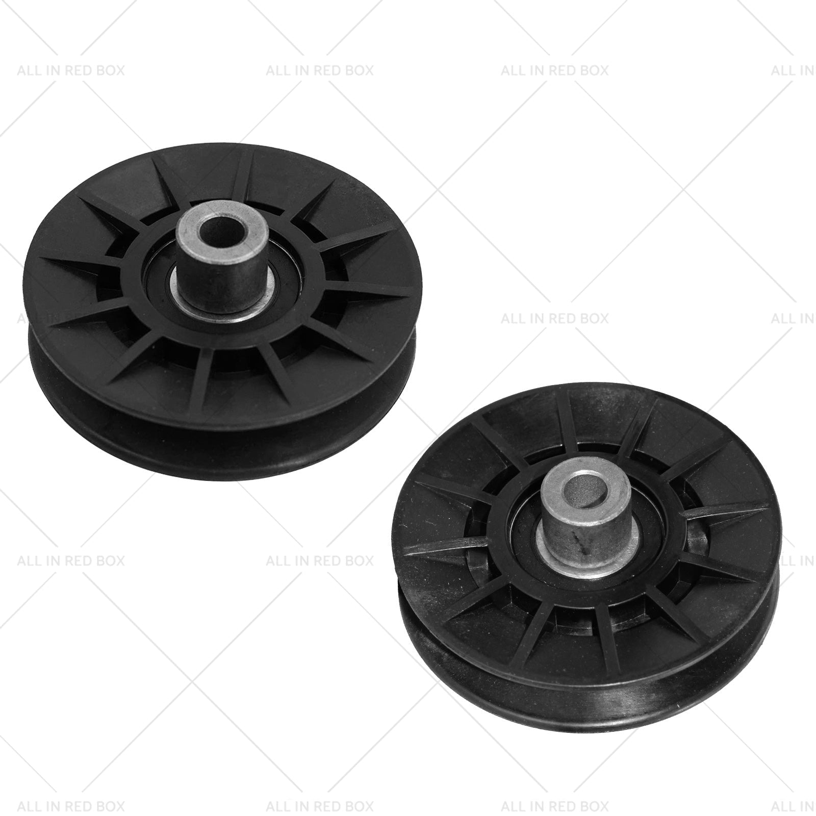 Belt with V - Idler Pulley & Flat Idler Pulley Suitable For Husqvarna LS / XLS / GTH / LGT Models - Frazy's Auto Parts