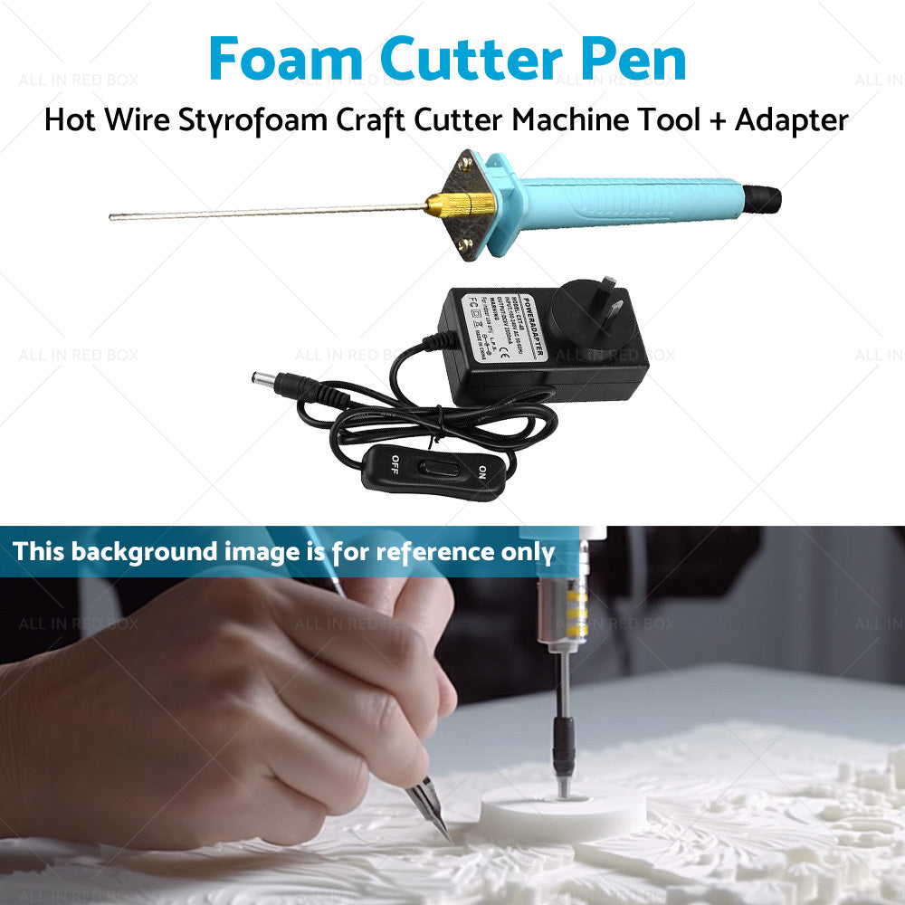 Foam Cutting Pen Hot Wire Styrofoam Craft Cutter Machine Tool  Adapter AU-3