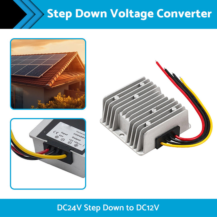 DC Voltage Converter 24V Step Down To 12V 15A 180W Power Supply Regulator-1