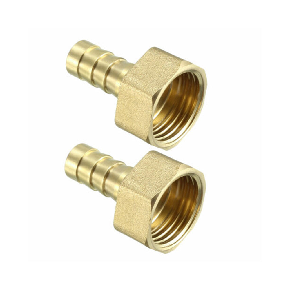 3x Brass Barb Pipe Fitting Coupler Connector 1/2BSP Female Thread to 12mm Hose-3