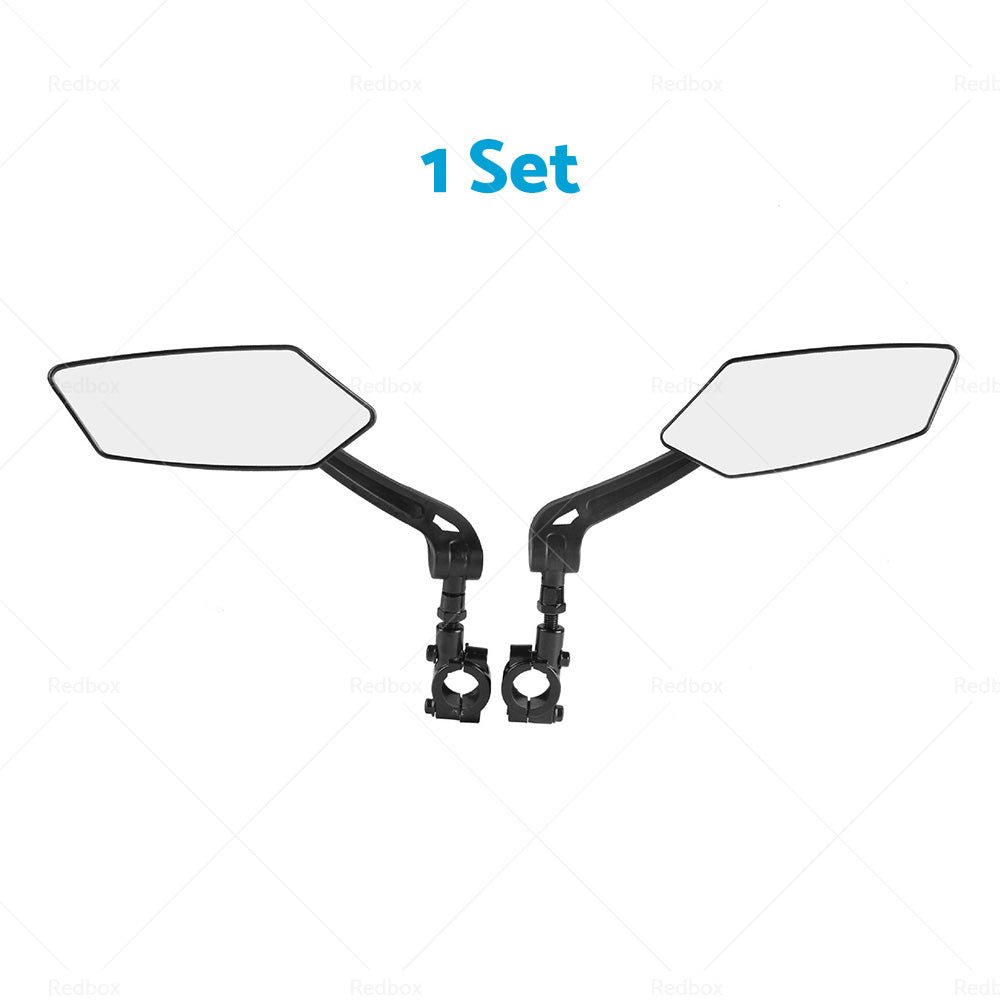 Bicycle Handlebar Rearview Mirrors Rectangle Back Mirror Suitable For Bike & Cycle - Frazy's Auto Parts