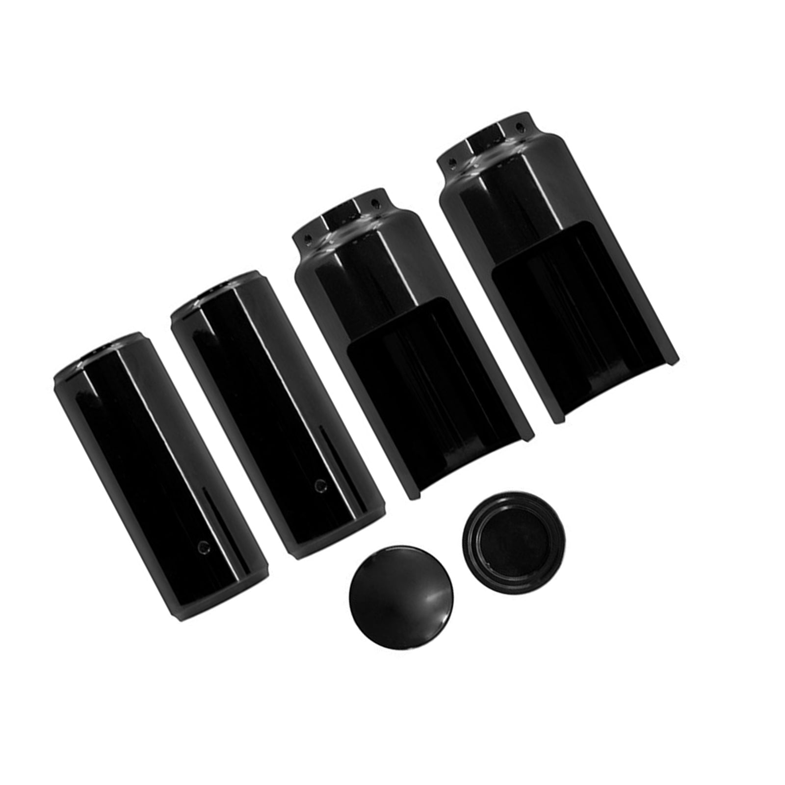 Black Fork Cover Set For Harley Softail M8 Street Bob 2018 - 2022 Full - Frazy's Auto Parts