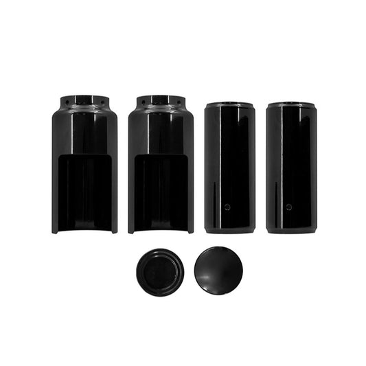 Black Fork Cover Set For Harley Softail M8 Street Bob 2018 - 2022 Full - Frazy's Auto Parts