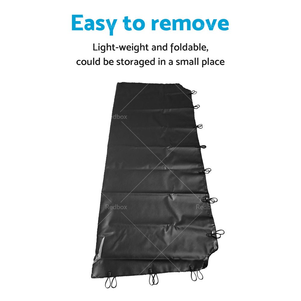 Black Tonneau Cover Tarp for Ford Falcon Ute AU BA BF 1999 - 2008 UV - protection - Frazy's Auto Parts