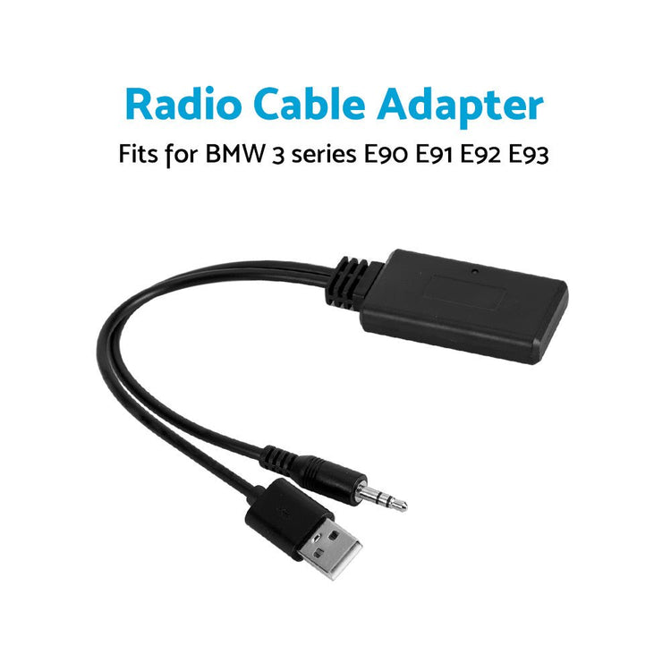 Bluetooth AUX Cable Adapter Suitable For BMW E90 / E91 / E92 2005 - 2013 - Frazy's Auto Parts