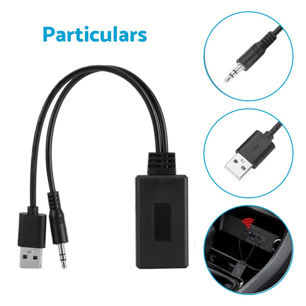 Bluetooth AUX Cable Adapter Suitable For BMW E90 / E91 / E92 2005 - 2013 - Frazy's Auto Parts