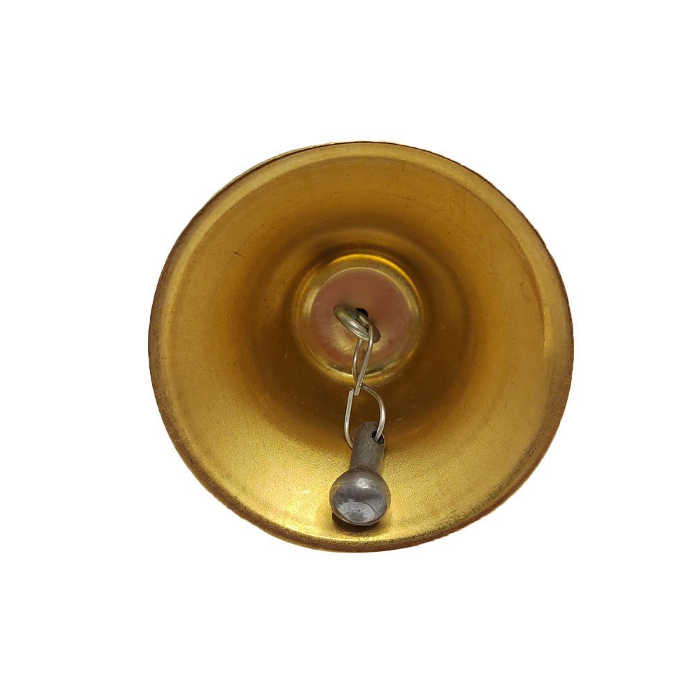 Brass Hand Bell Loud Call Bell Handbell Desk Ringbell for Wedding Festival - Frazy's Auto Parts