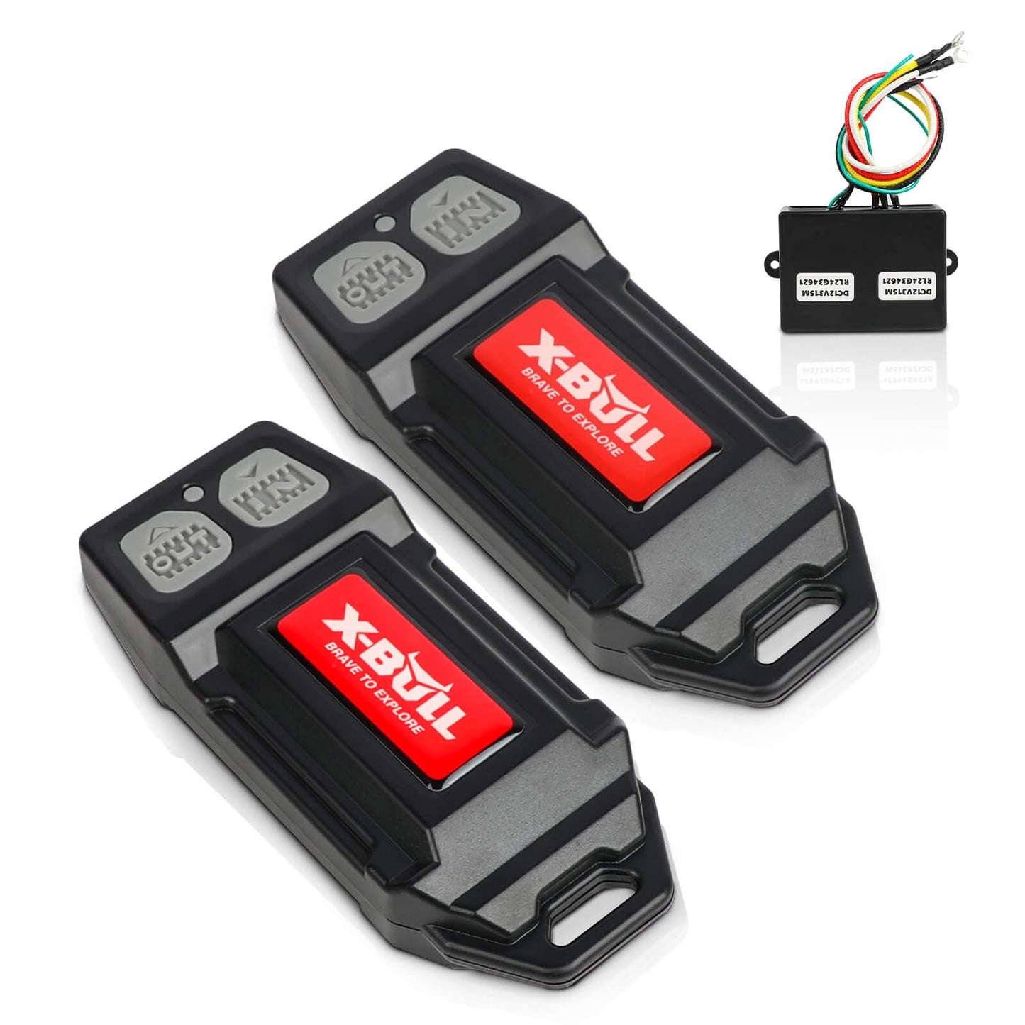 12V Winch Remote Twin Handset Set Suitable For Solenoid Operated Electric Winch-0