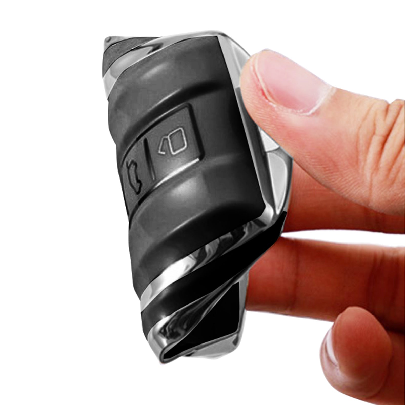 Car Remote Key Fob Case TPU Cover Suitable For Great Wall GWM / WEY / TANK 300 Black-4