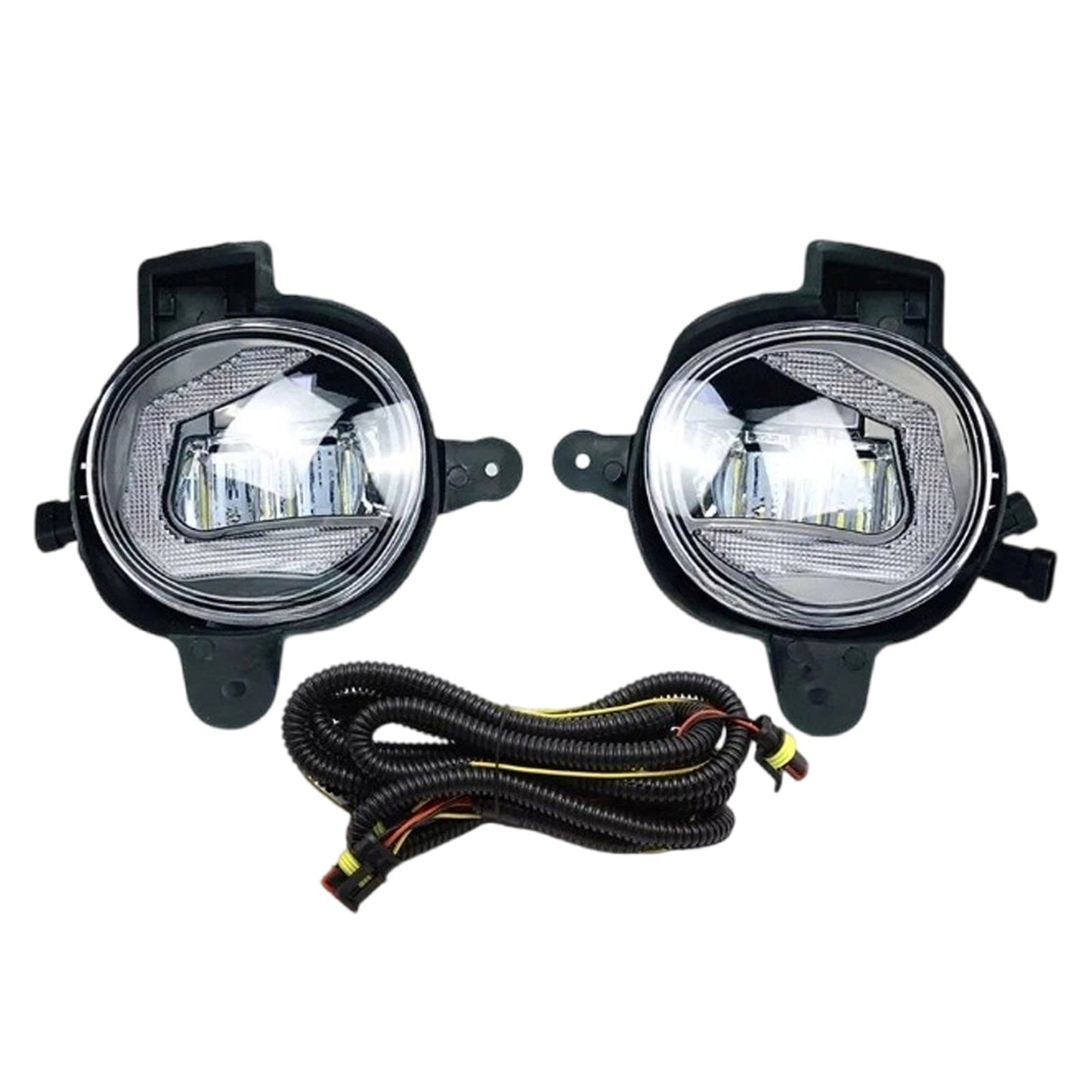 Pair Front Fog Lights LED Waterproof Suitable For Toyota Hilux Vigo 2011-2014-0